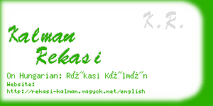 kalman rekasi business card